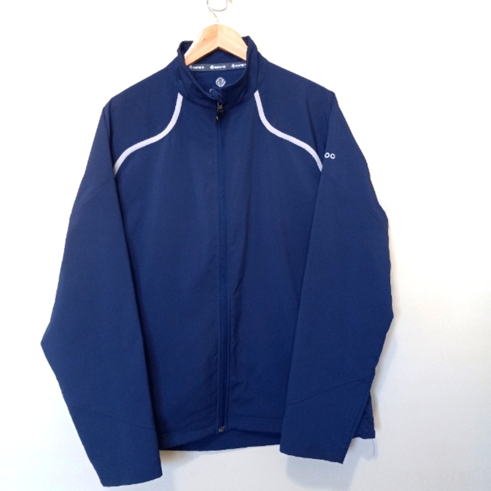 SUNICE  Six Layers Mens Navy Full Zip Jacket Size L